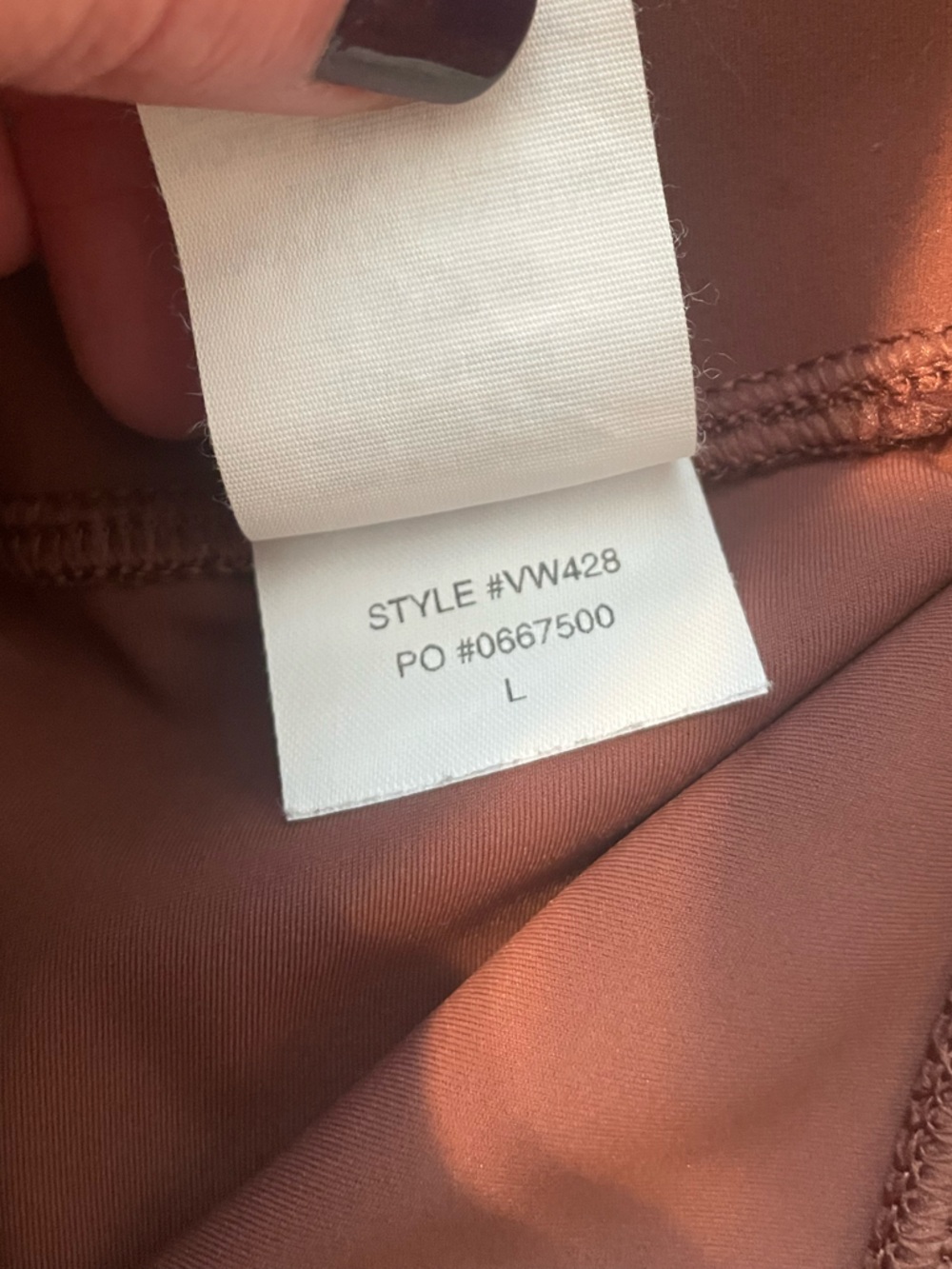 Vuori Studio Ribbed Leggings Sz L - Picture 6 of 6